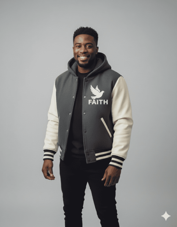 Jesus saves varsity jacket